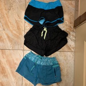 Bundle 3x Lululemon running shorts